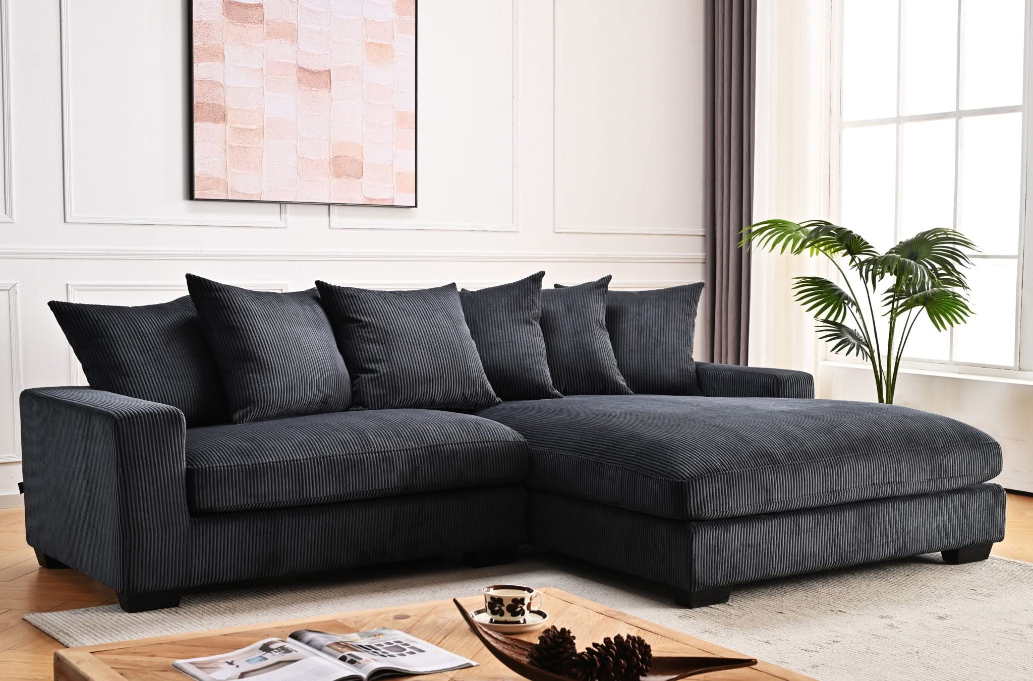 Luxe - Oversized 2 Piece Sectional Couches For Living Room, L Shaped Sofa With Chaise - Image 36