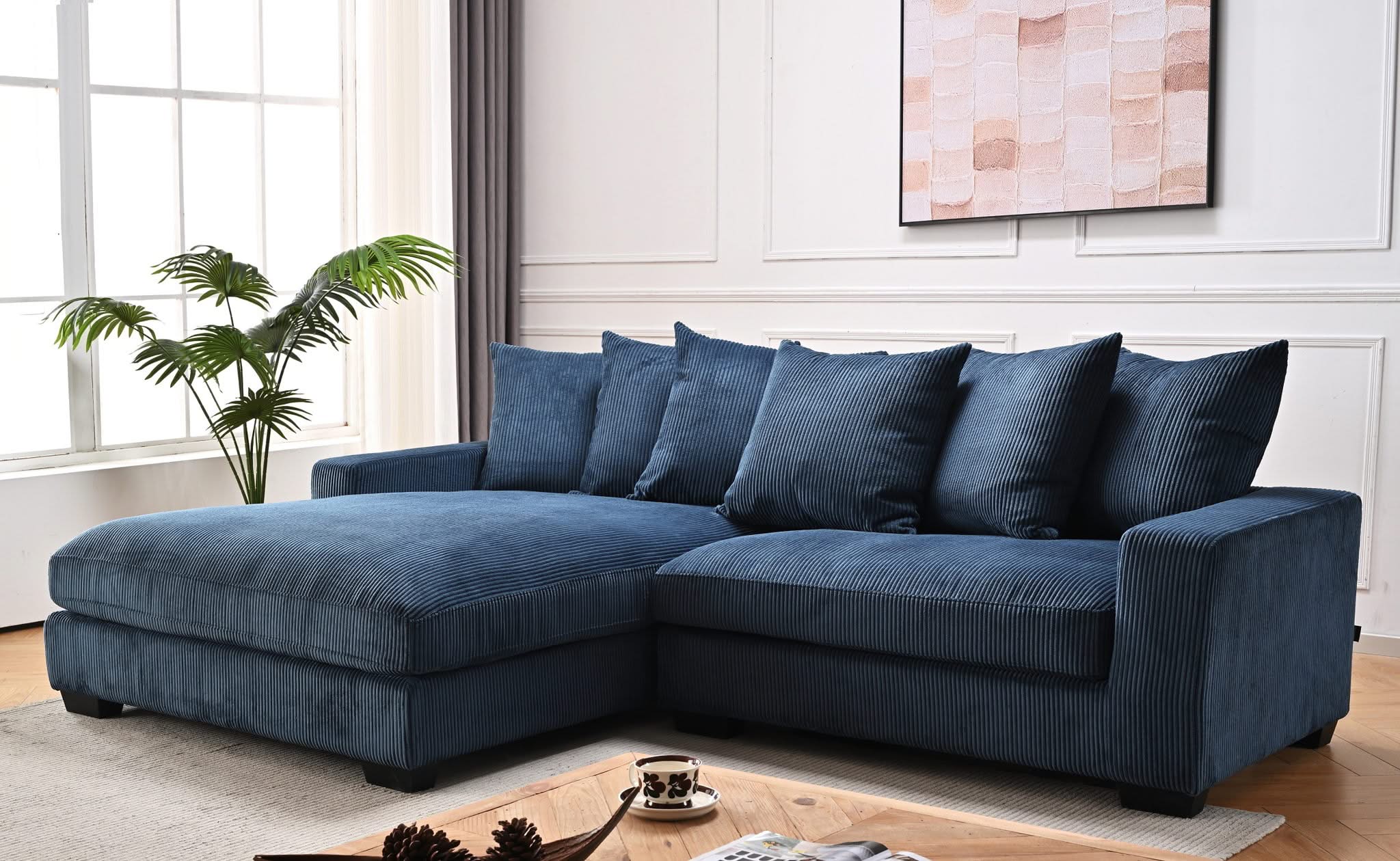 Luxe - Oversized 2 Piece Sectional Couches For Living Room, L Shaped Sofa With Chaise - Image 5