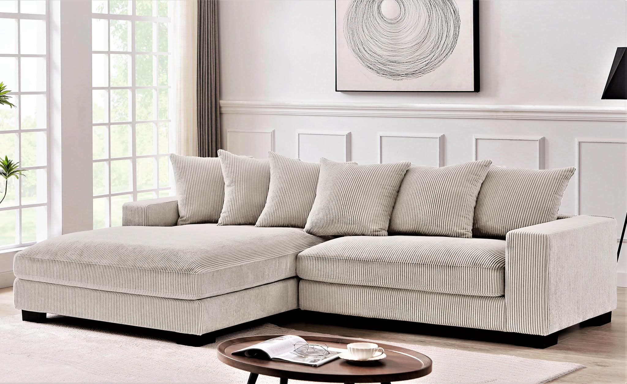 Luxe - Oversized 2 Piece Sectional Couches For Living Room, L Shaped Sofa With Chaise - Image 6