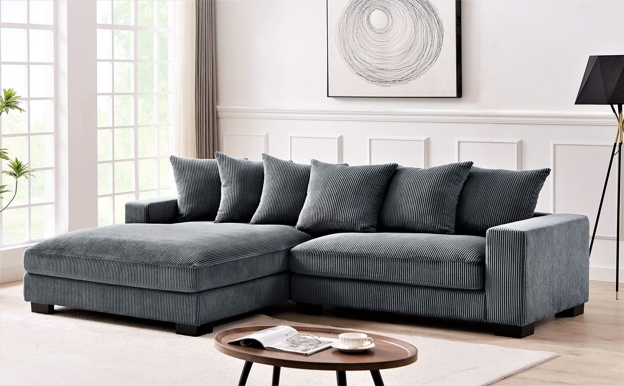 Luxe - Oversized 2 Piece Sectional Couches For Living Room, L Shaped Sofa With Chaise - Image 9
