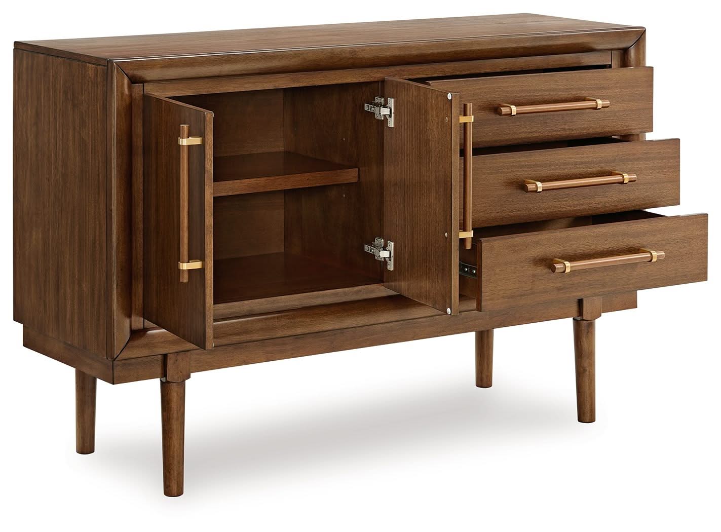 Lyncott - Dining Room Server - Brown - Image 2