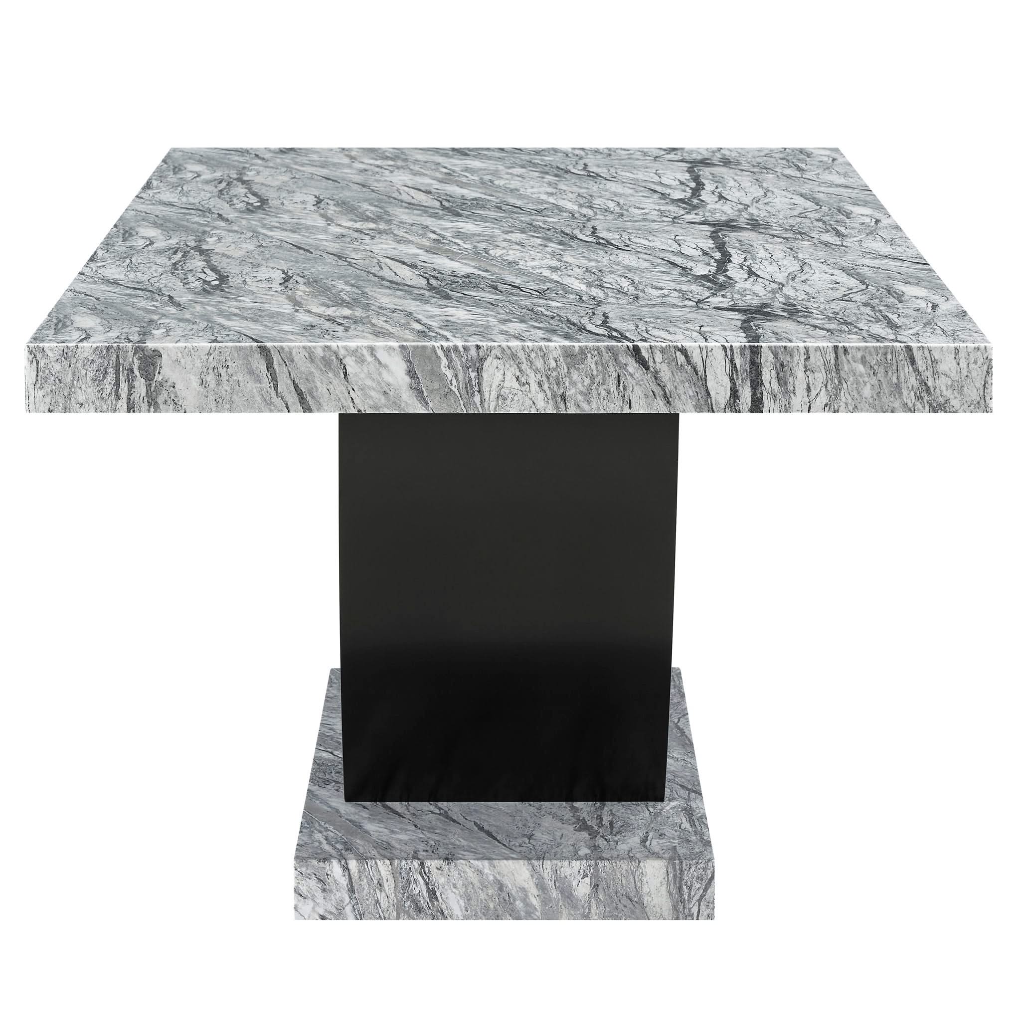 Lyra - Dining Table Top & Base - Gray - Image 2