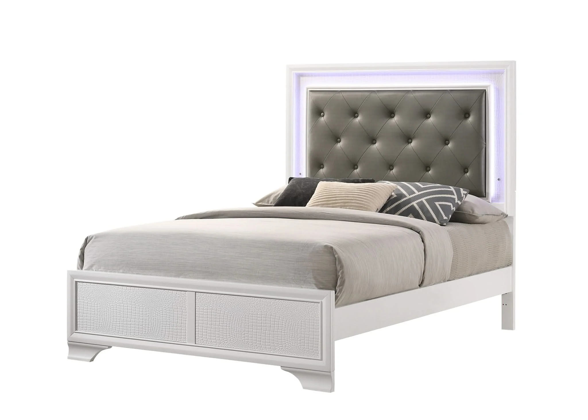 Lyssa - Full 4 Piece Bedroom Set - White - Image 3