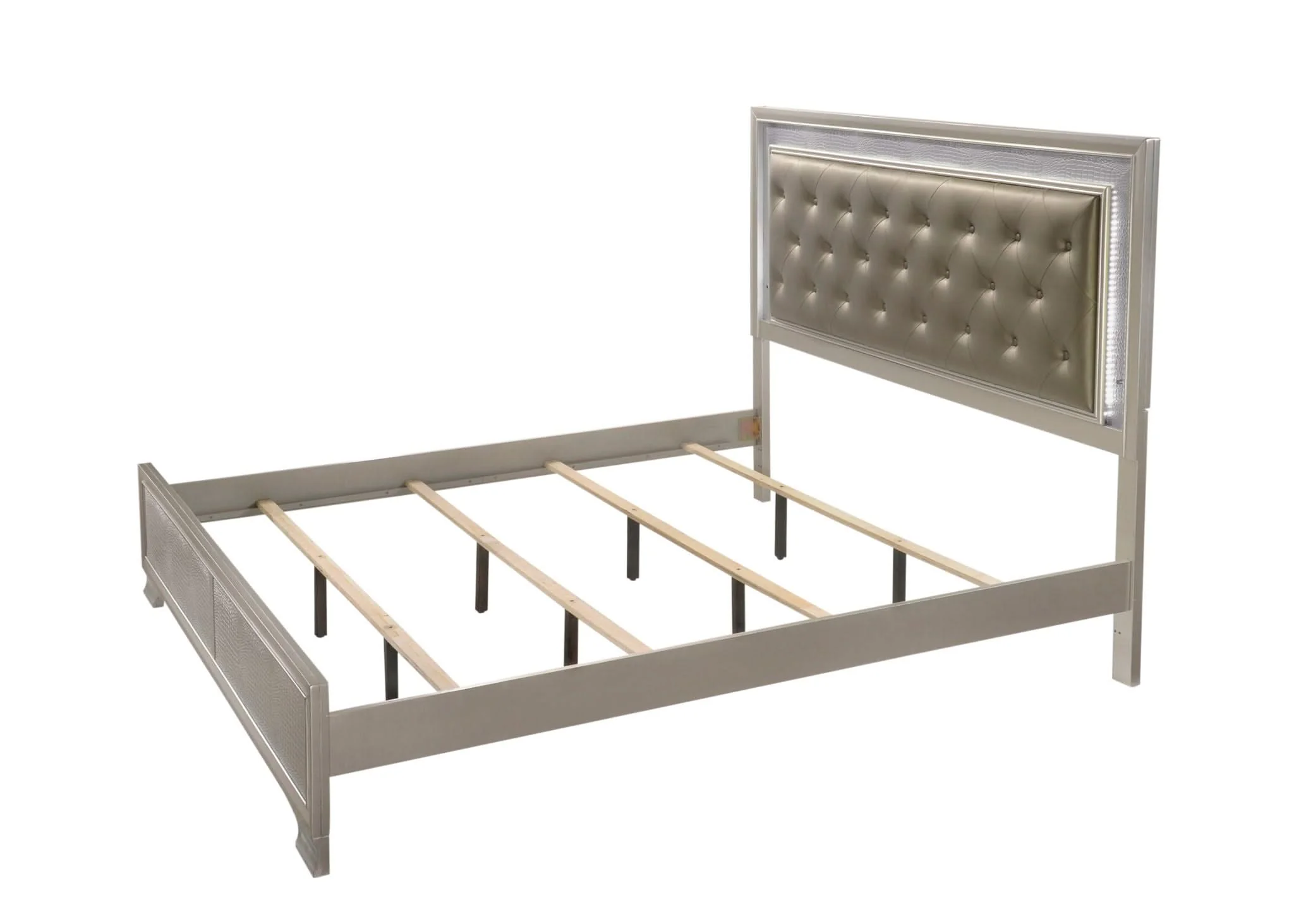 Lyssa - King Bed - Champagne - Image 2