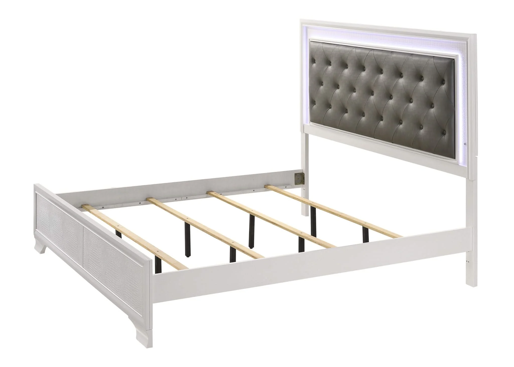 Lyssa - King Bed - White