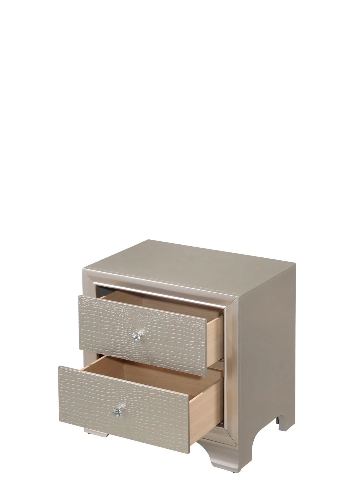 Lyssa - Nightstand - Champagne - Image 2