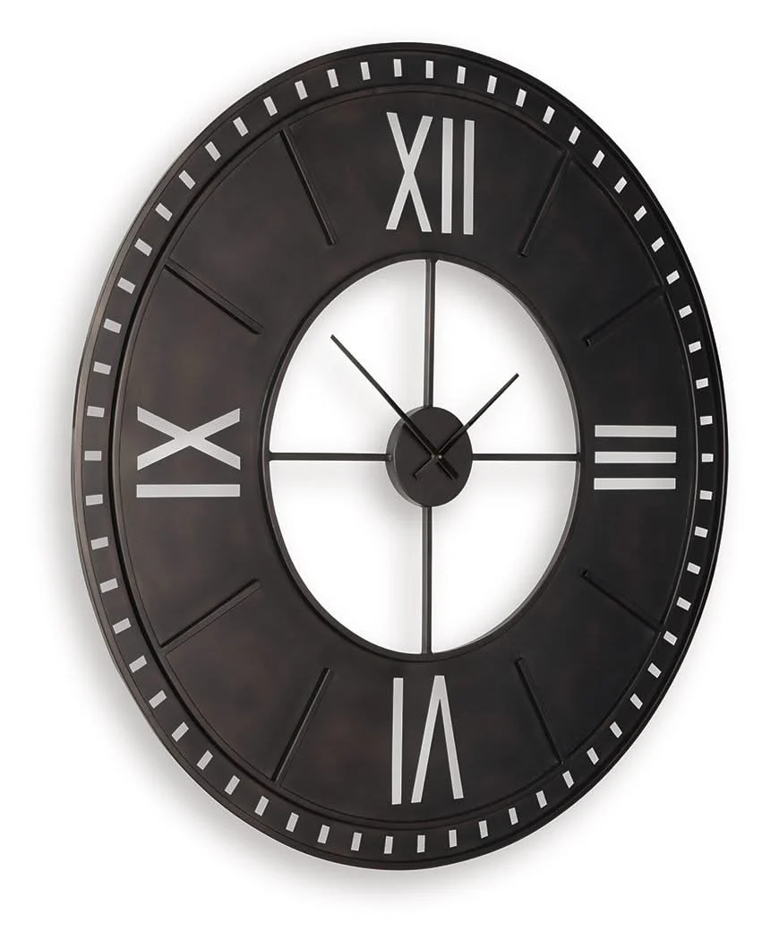 Lytle - Wall Clock - Antique Brown - Image 4