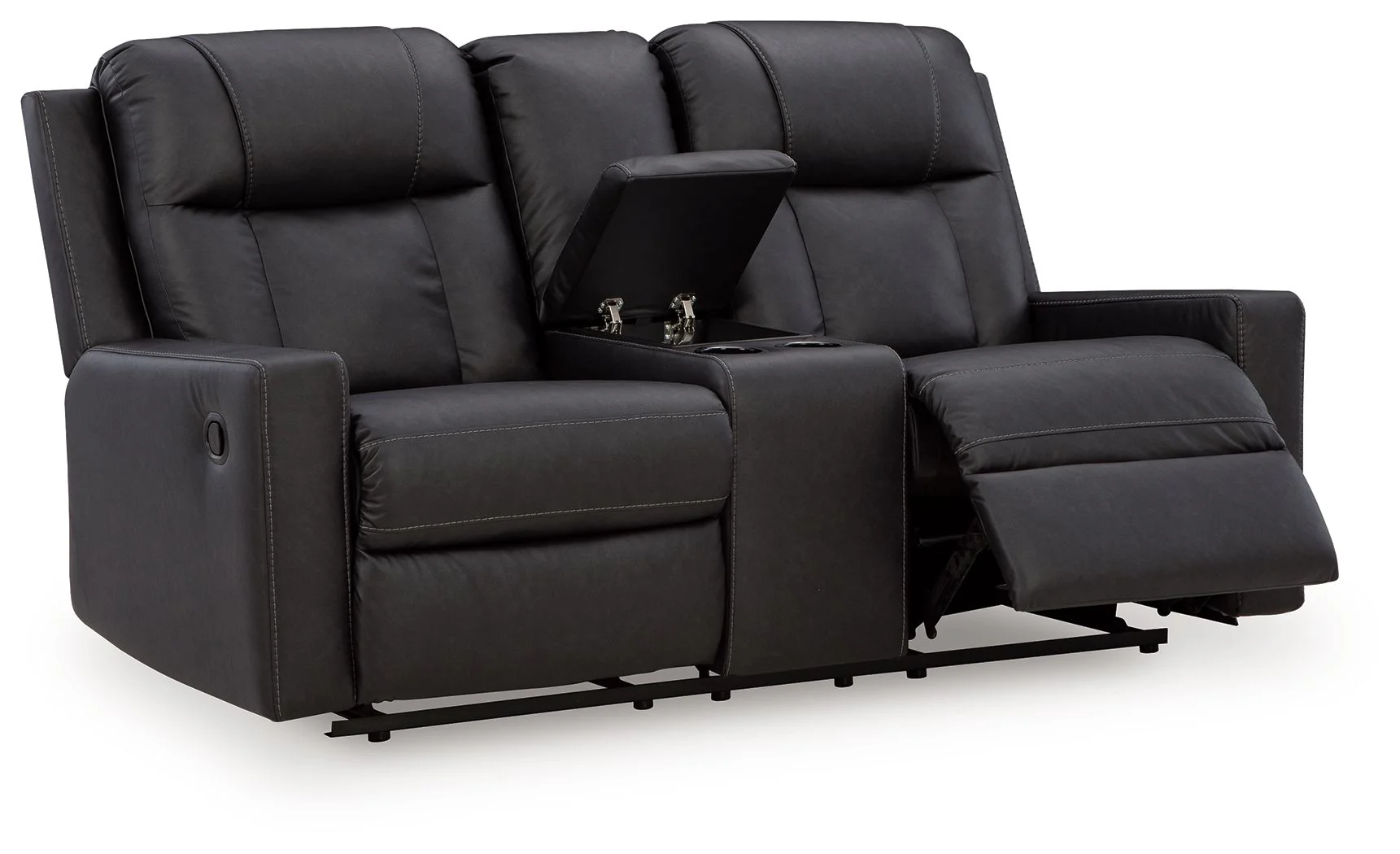 Mackmenville - Double Reclining Loveseat With Console - Image 4