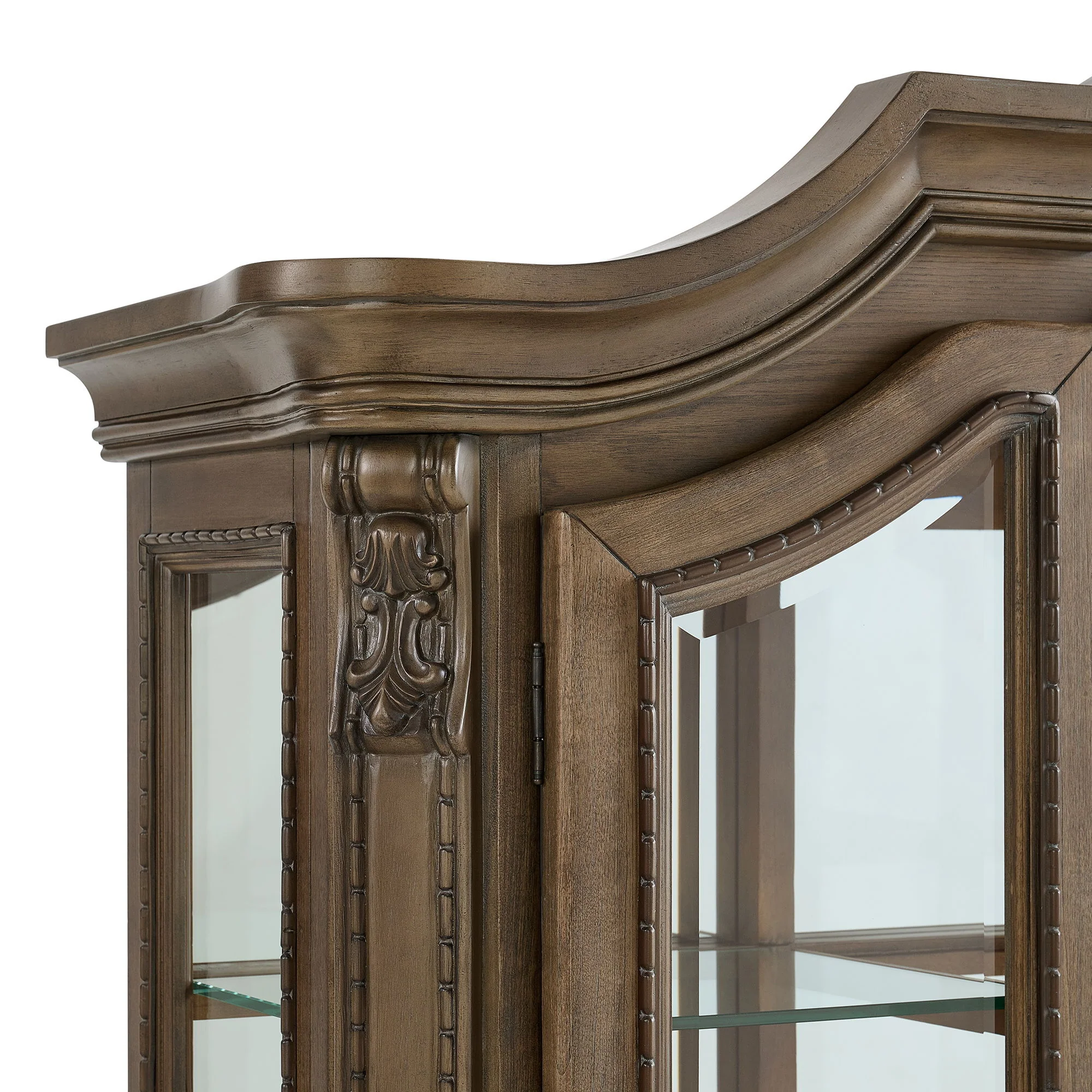 Madison Park - Server & Hutch With Led - Walnut - Image 3