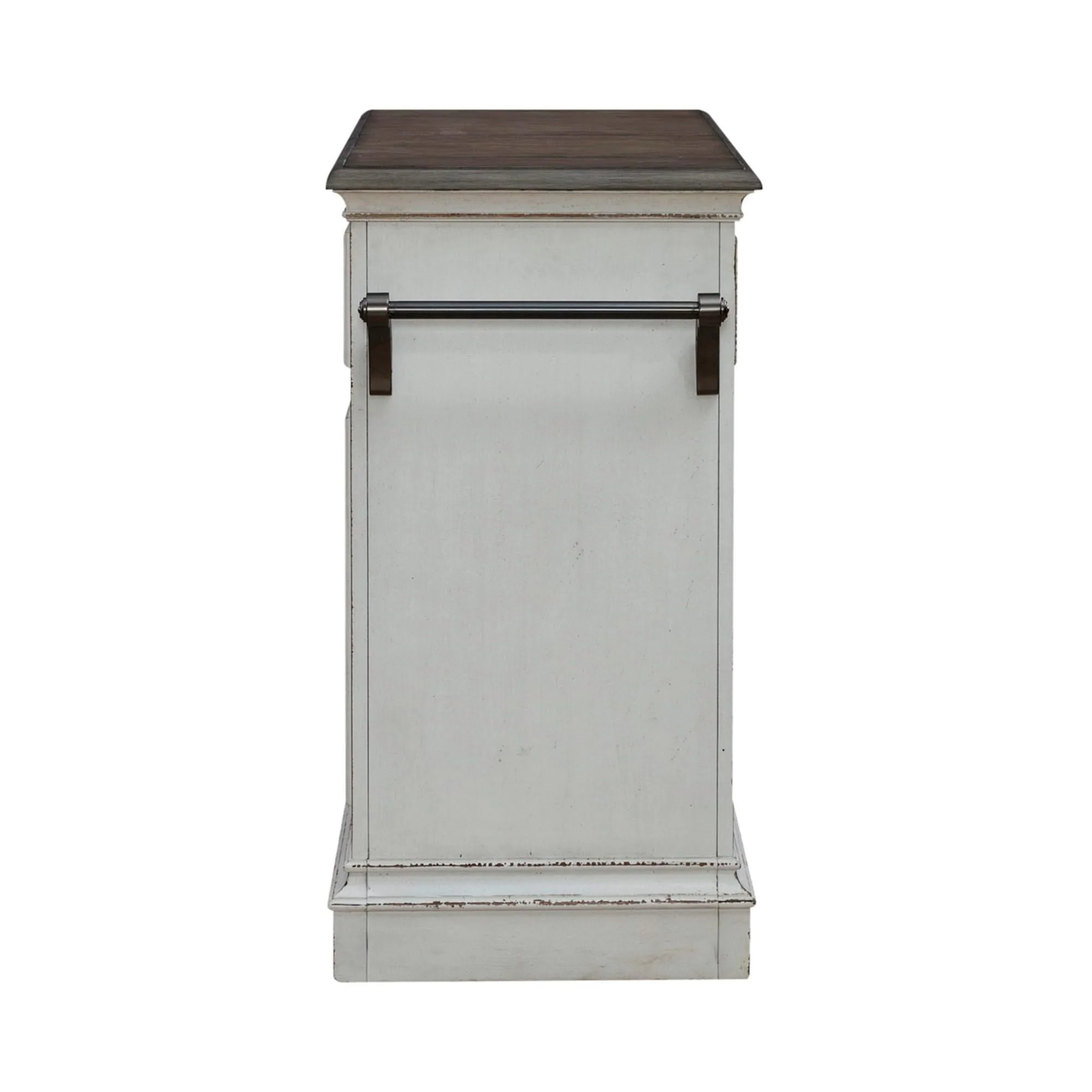 Magnolia Manor - Bar Cart - Antique White - Image 4