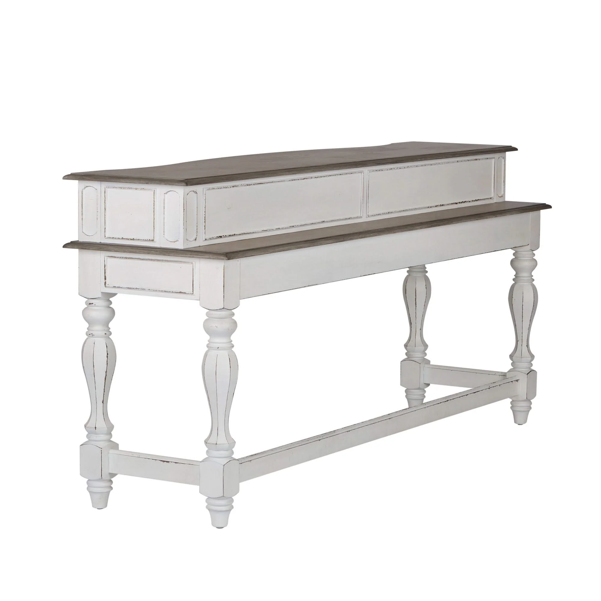 Magnolia Manor - Console Bar Table - Antique White - Image 2