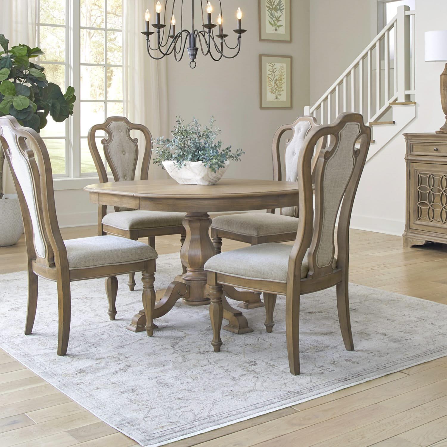 Magnolia Manor - Pedestal Table Set - Image 3