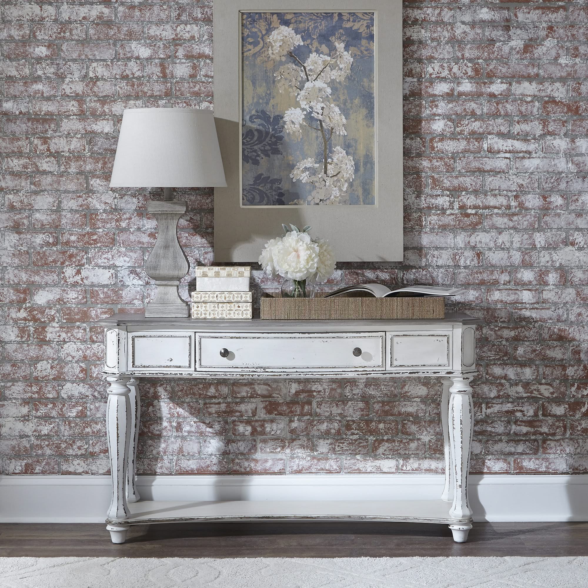 Magnolia Manor - Sofa Table - Antique White - Image 4