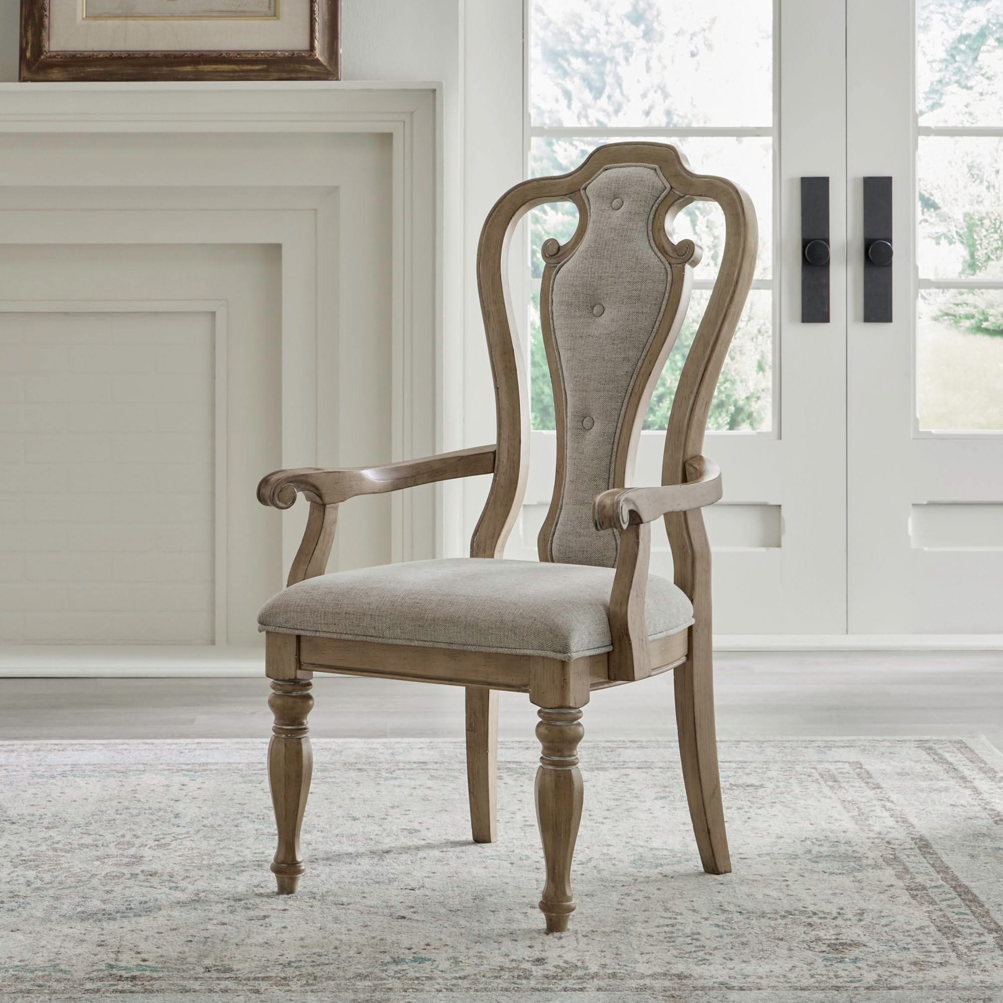 Magnolia Manor - Splat Back Upholstered Chair - Image 2