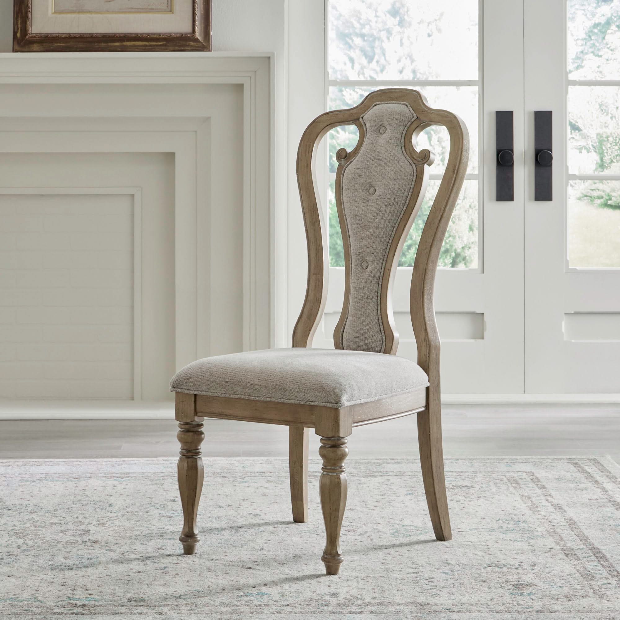 Magnolia Manor - Splat Back Upholstered Chair - Image 3