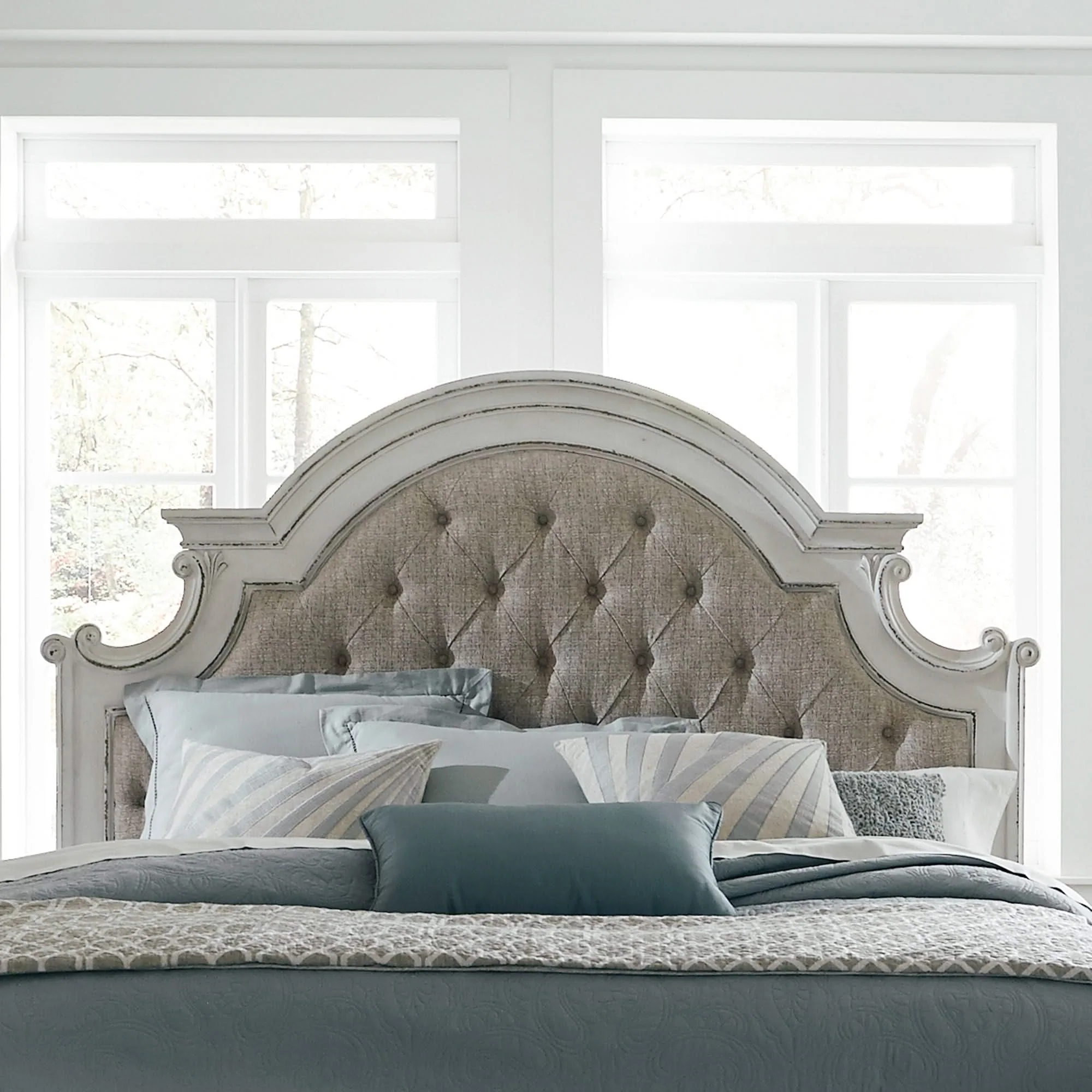 Magnolia Manor - Upholstered Panel Headboard - Image 10
