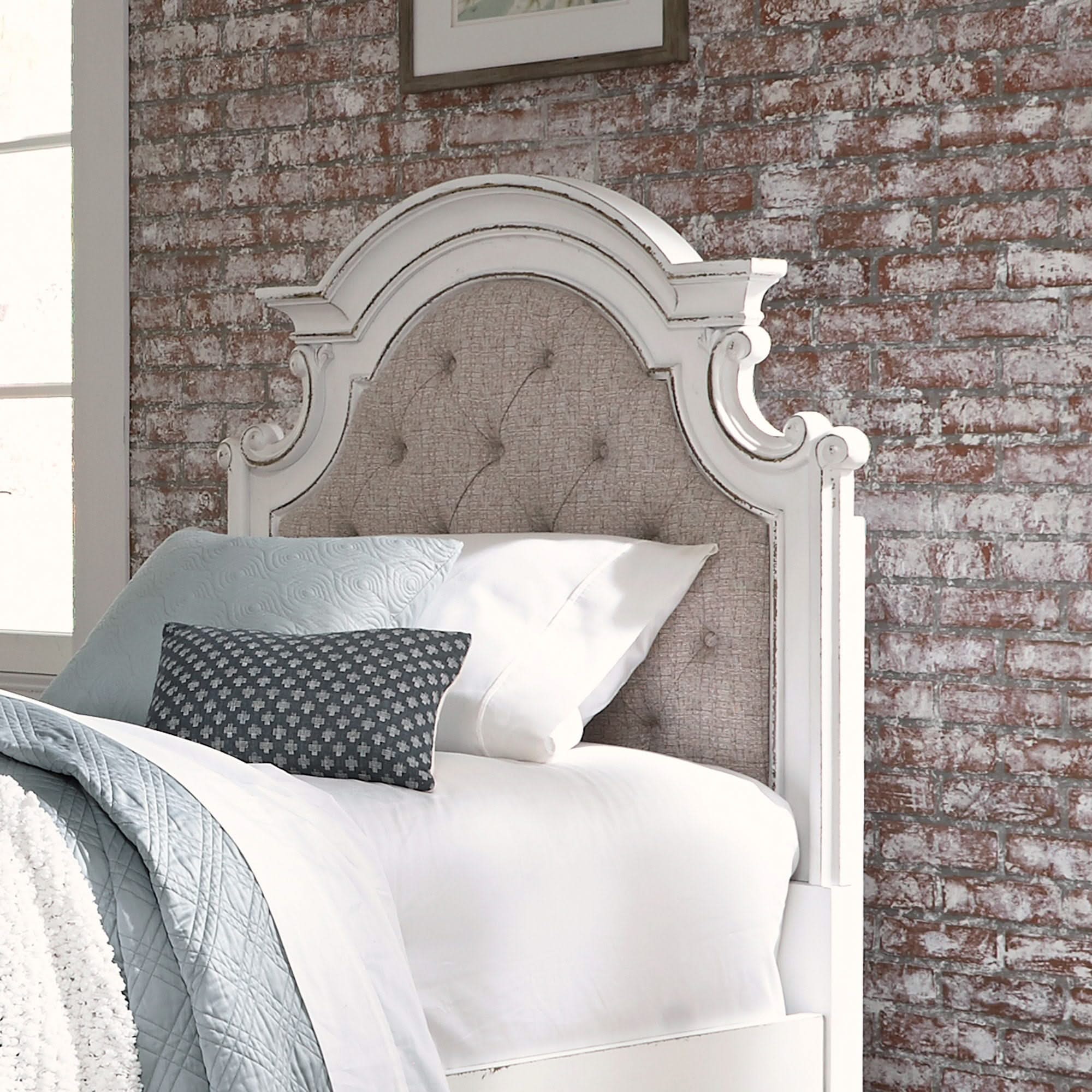 Magnolia Manor - Upholstered Panel Headboard - Image 5