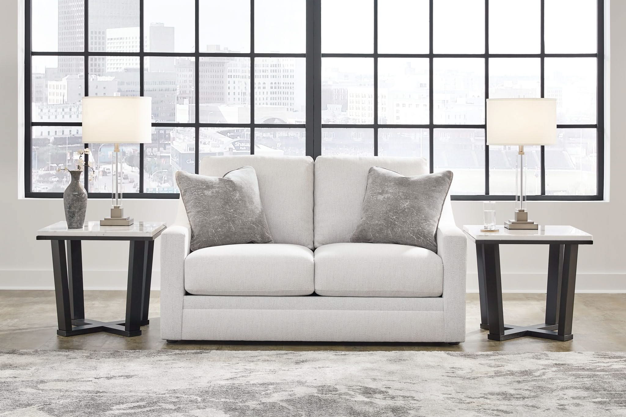 Maitelynn - Loveseat - Chalk - Image 3
