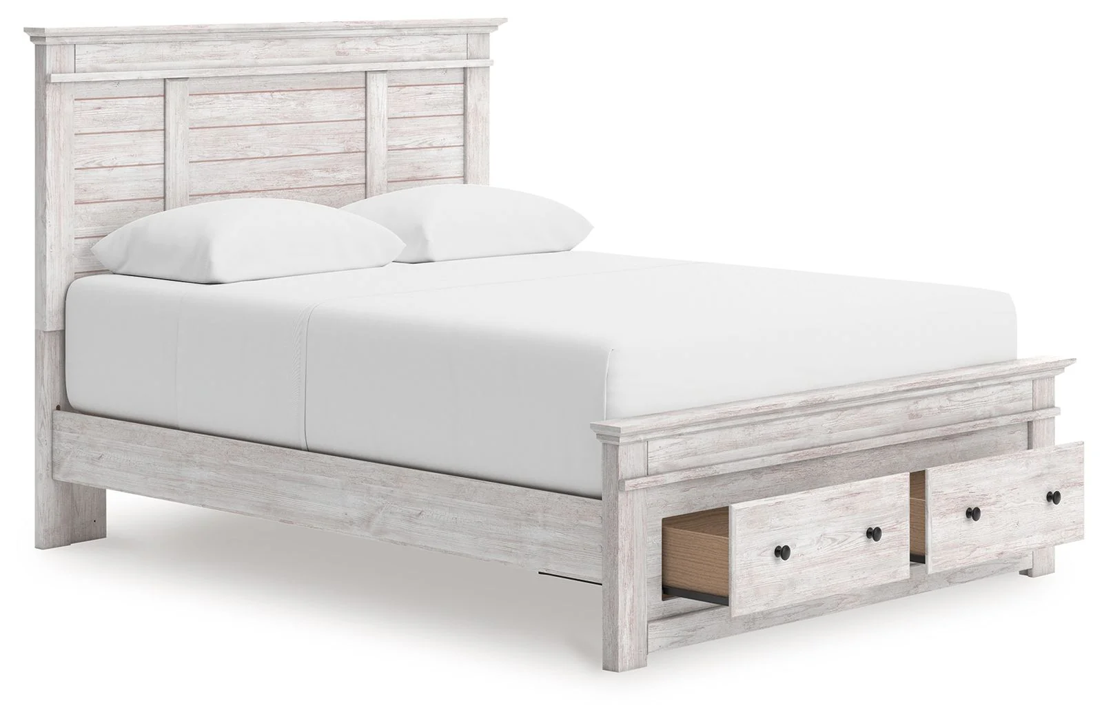 Makidern - Panel Storage Bed With Storage Footboard - Image 17