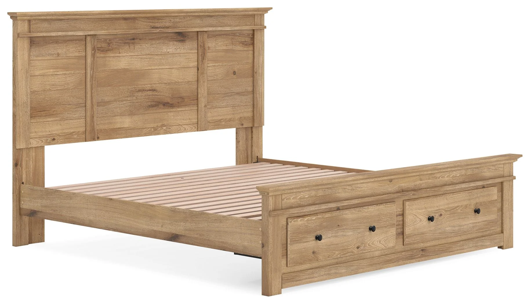 Makidern - Panel Storage Bed With Storage Footboard - Image 20