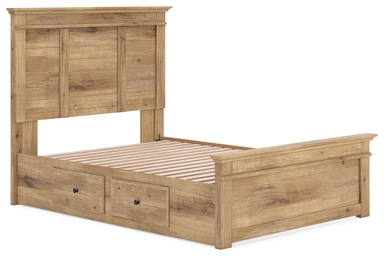Makidern - Panel Storage Bed With Under Bed Storage Unit - Image 12