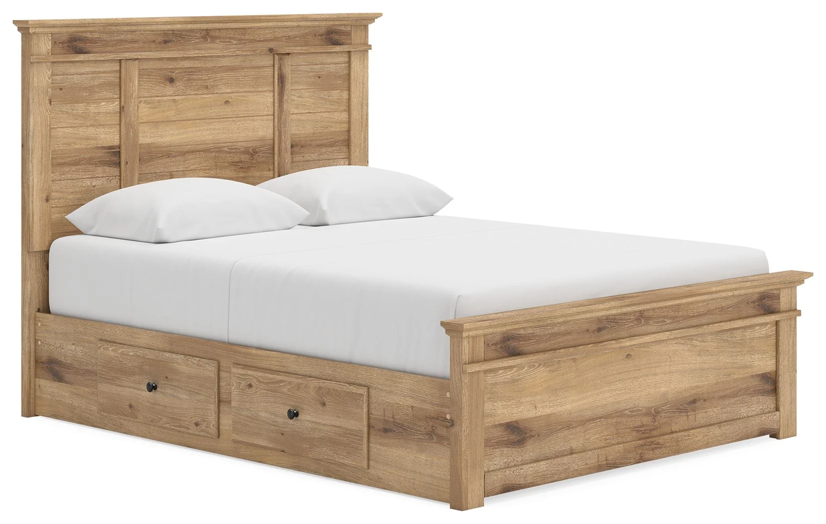 Makidern - Panel Storage Bed With Under Bed Storage Unit - Image 2
