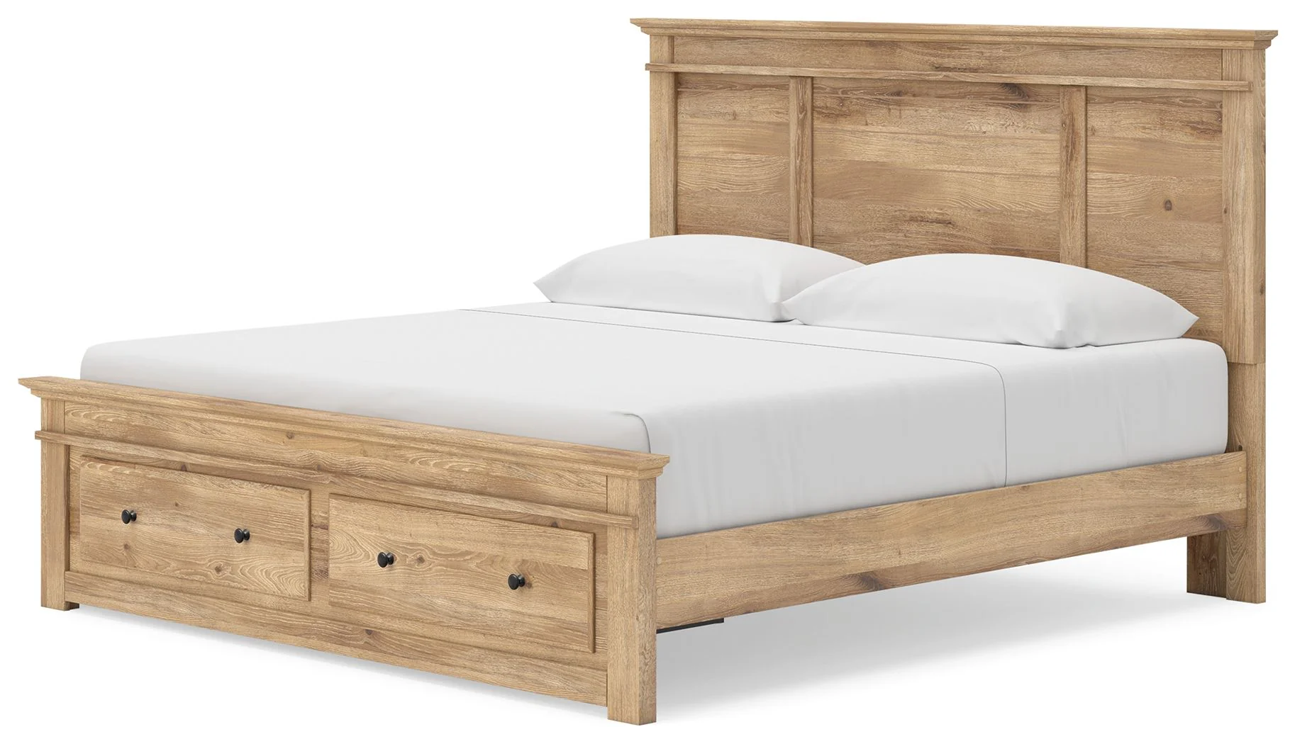 Makidern - Panel Storage Bed With Under Bed Storage Unit And Storage Footboard - Image 10