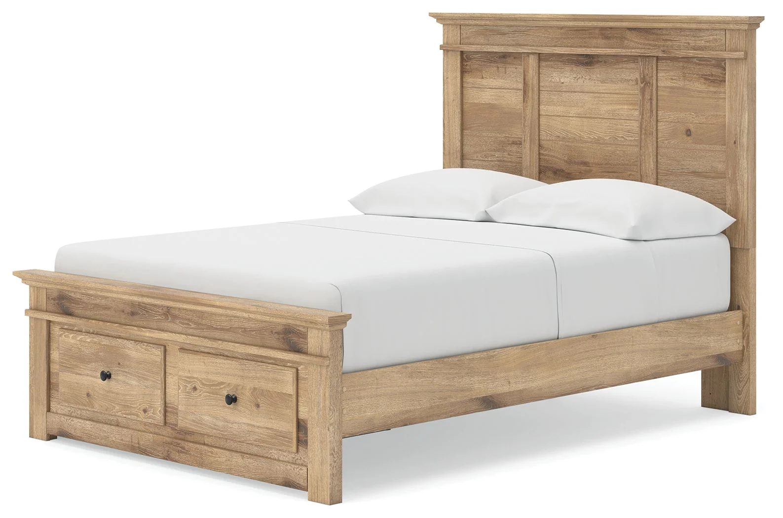 Makidern - Panel Storage Bed With Under Bed Storage Unit And Storage Footboard - Image 12