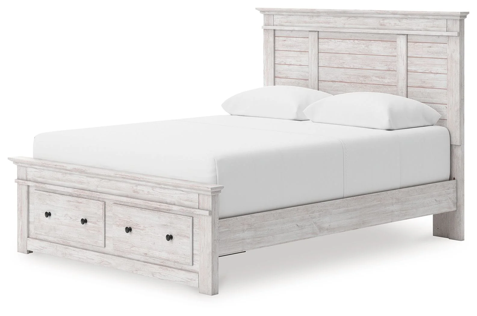 Makidern - Panel Storage Bed With Under Bed Storage Unit And Storage Footboard - Image 16