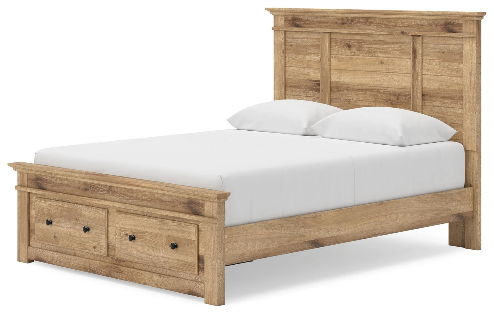 Makidern - Panel Storage Bed With Under Bed Storage Unit And Storage Footboard - Image 6