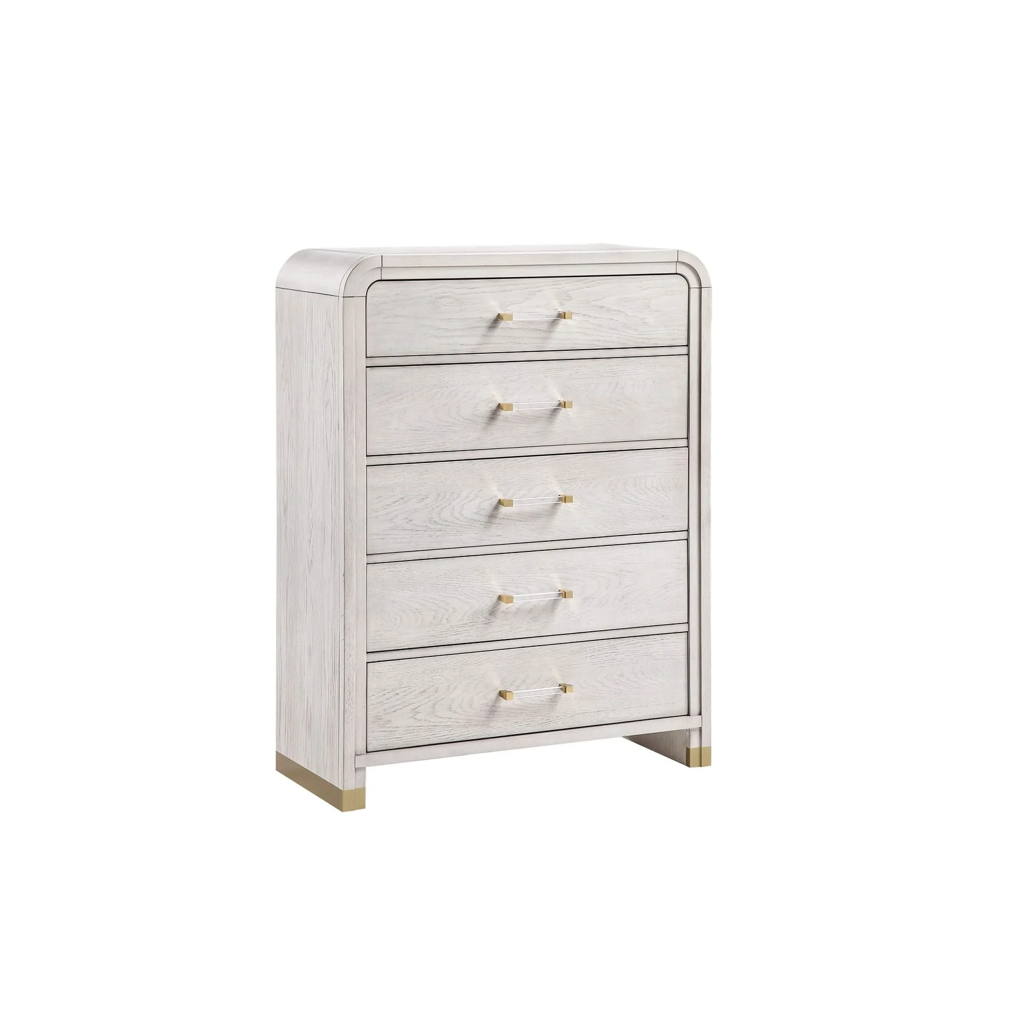 Malco - Chest, Gold Accents - Oak - Image 4