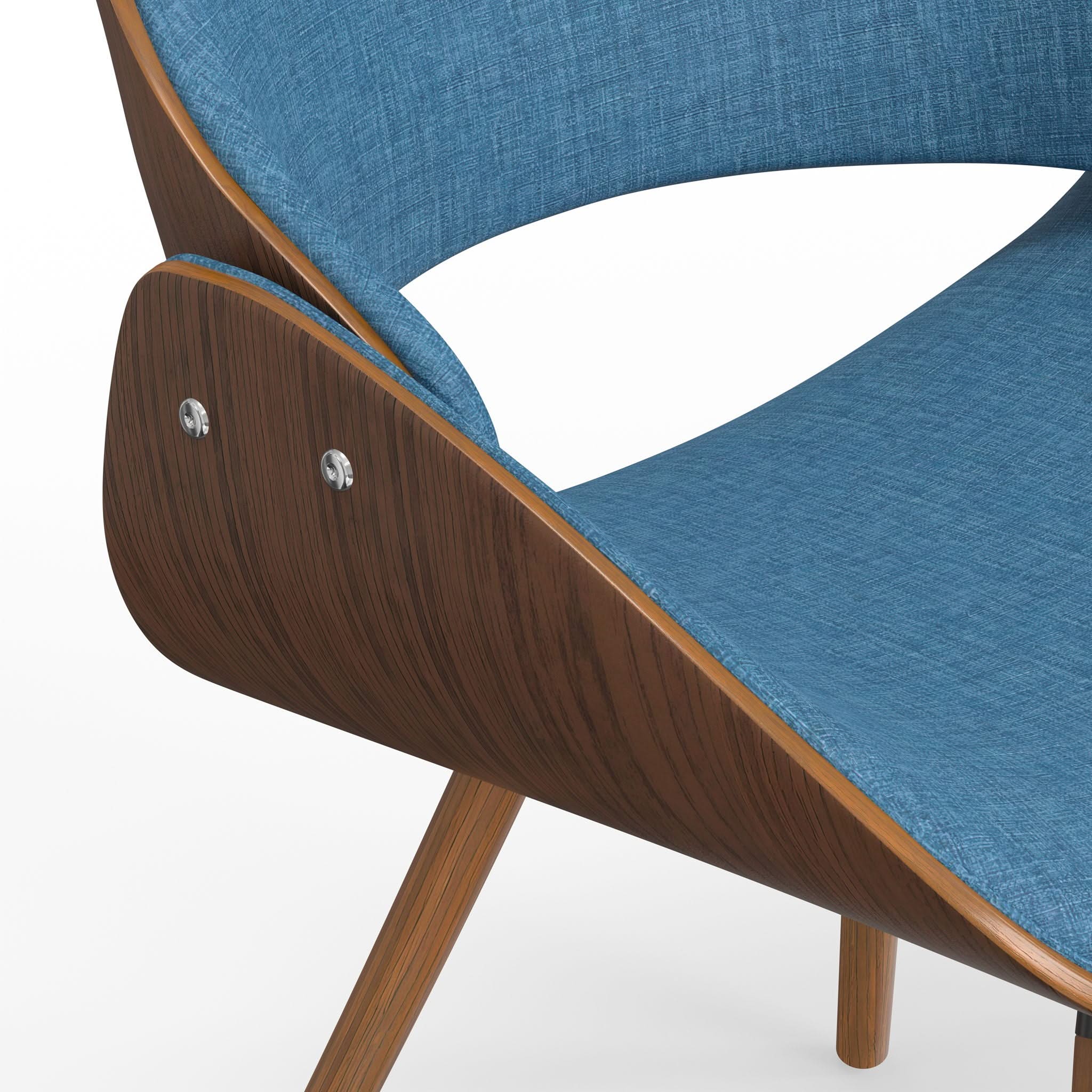 Malden - Bentwood Upholstered Dining Chair With Wood Back - Image 14