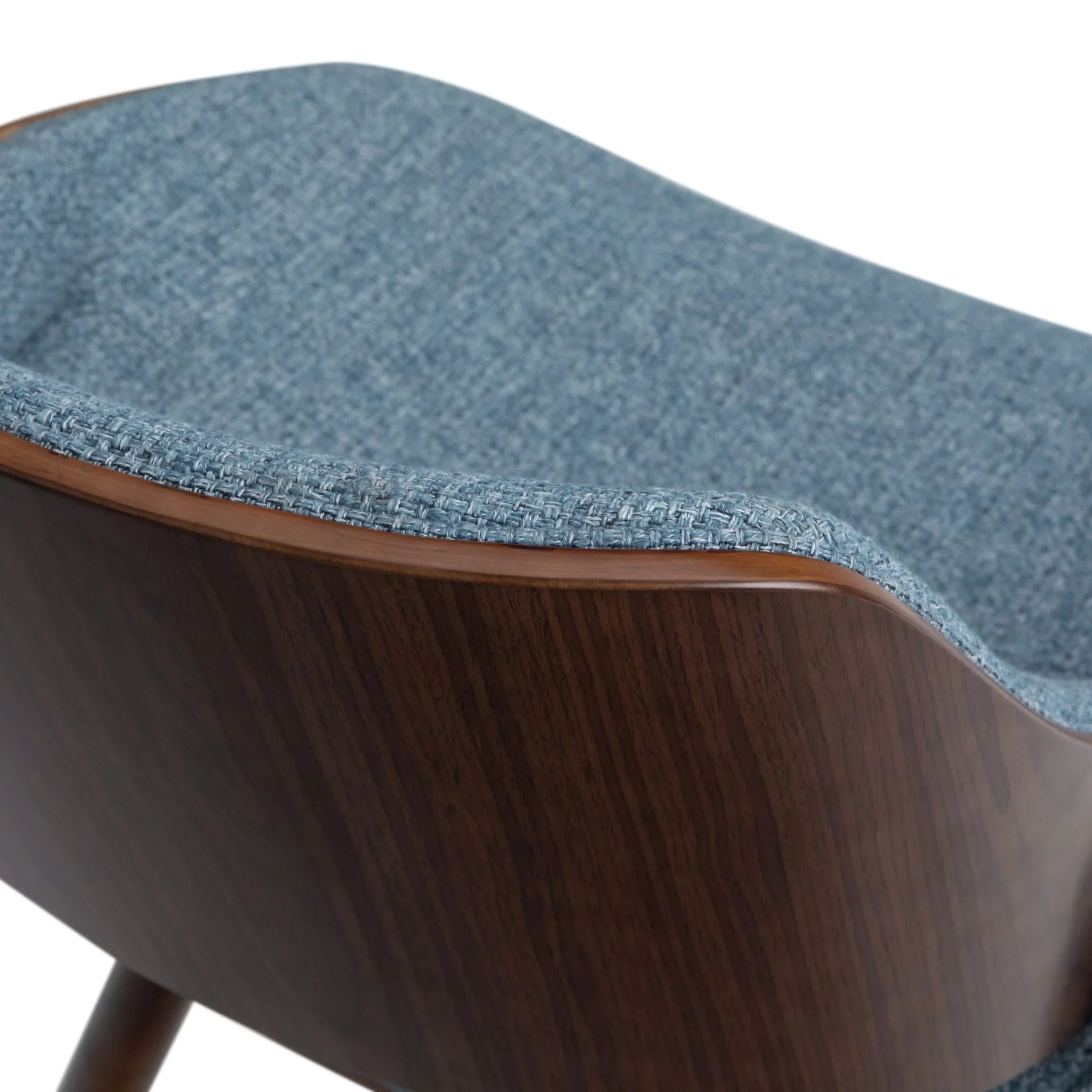 Malden - Bentwood Upholstered Dining Chair With Wood Back - Image 5