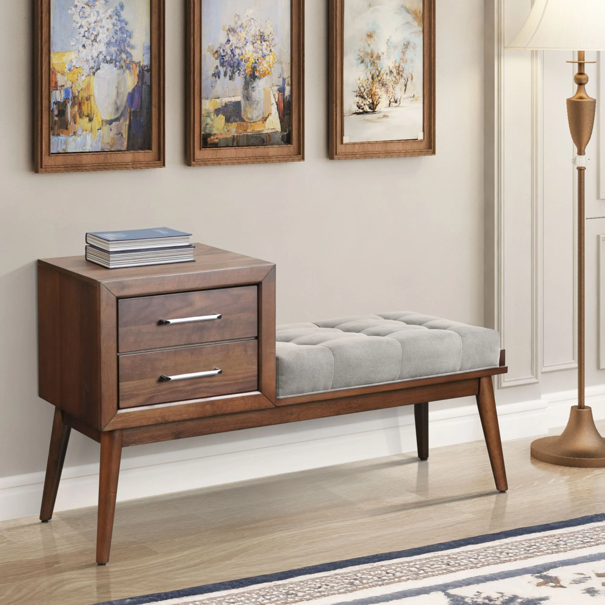 Malibu - Bench - Walnut - Image 3