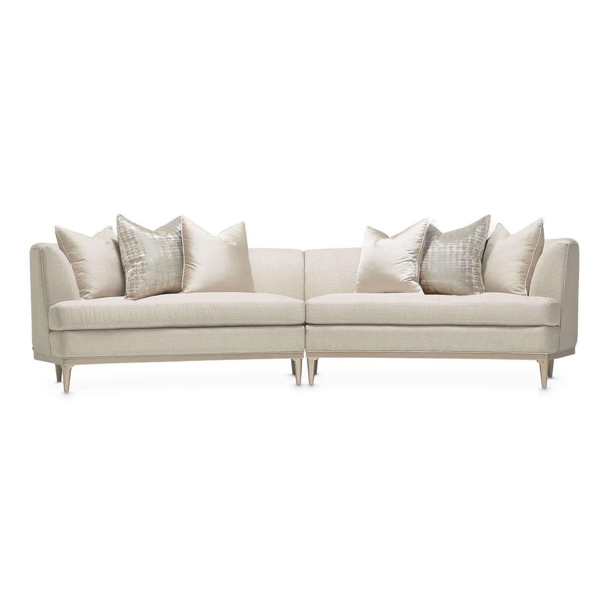 Malibu Crest - 2-Piece Sofa - Pearl / Chardonnay
