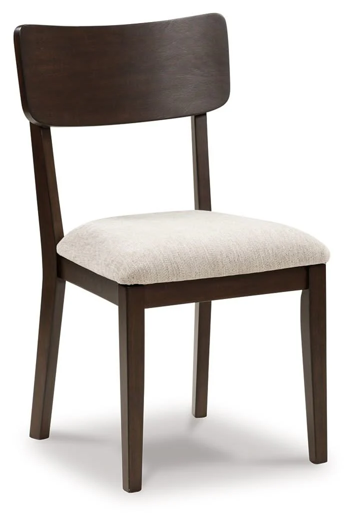 Mallenette - Dining Upholstered Side Chair (Set of 2) - Merlot - Image 2