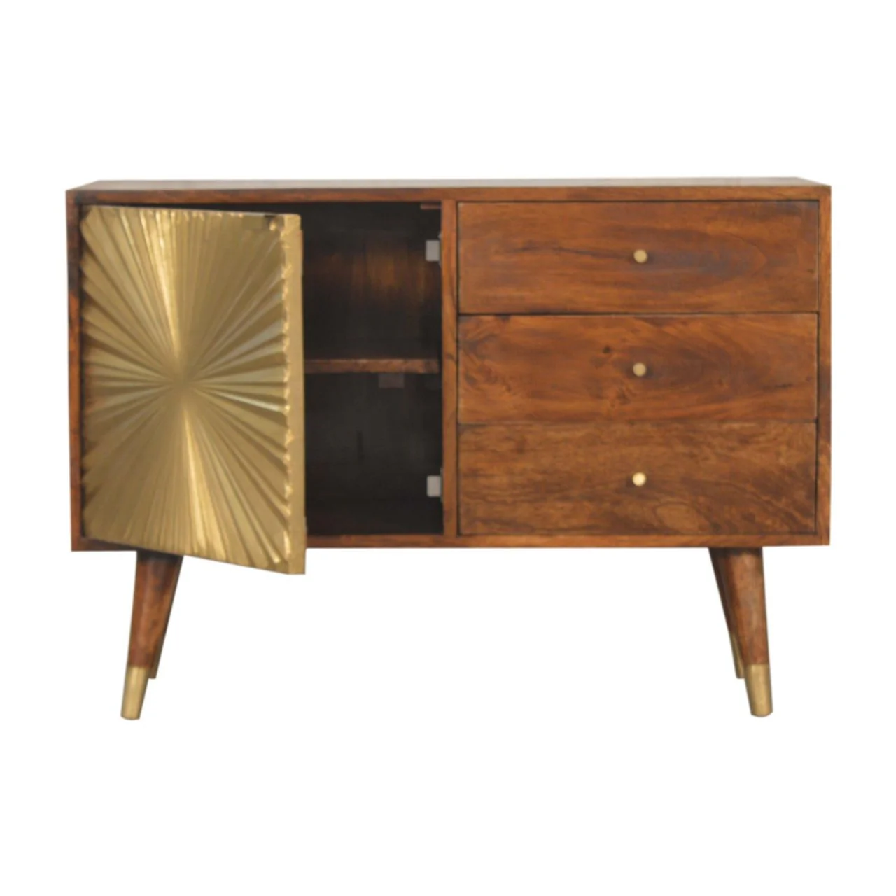 Manila - Sideboard, 3 Drawer - Chestnut - Image 2