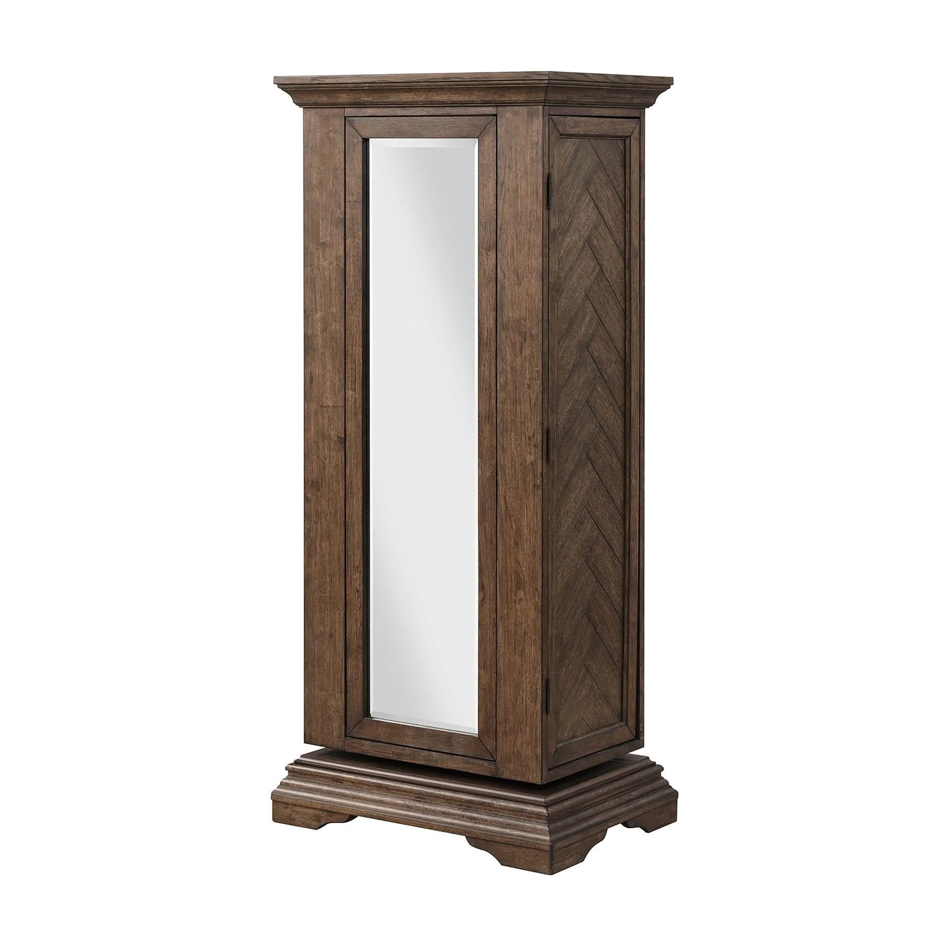 Mar Vista - Swivel Lingerie Chest With Mirror - Walnut - Image 4