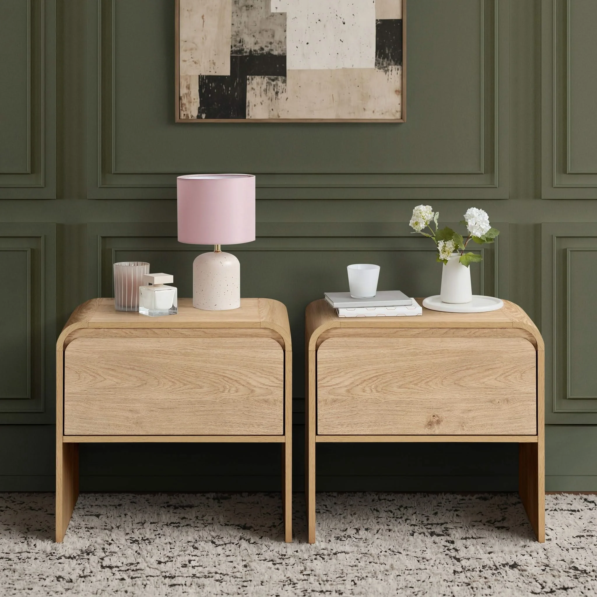 Mara - One Drawer End Table / Bedside Table - Image 11