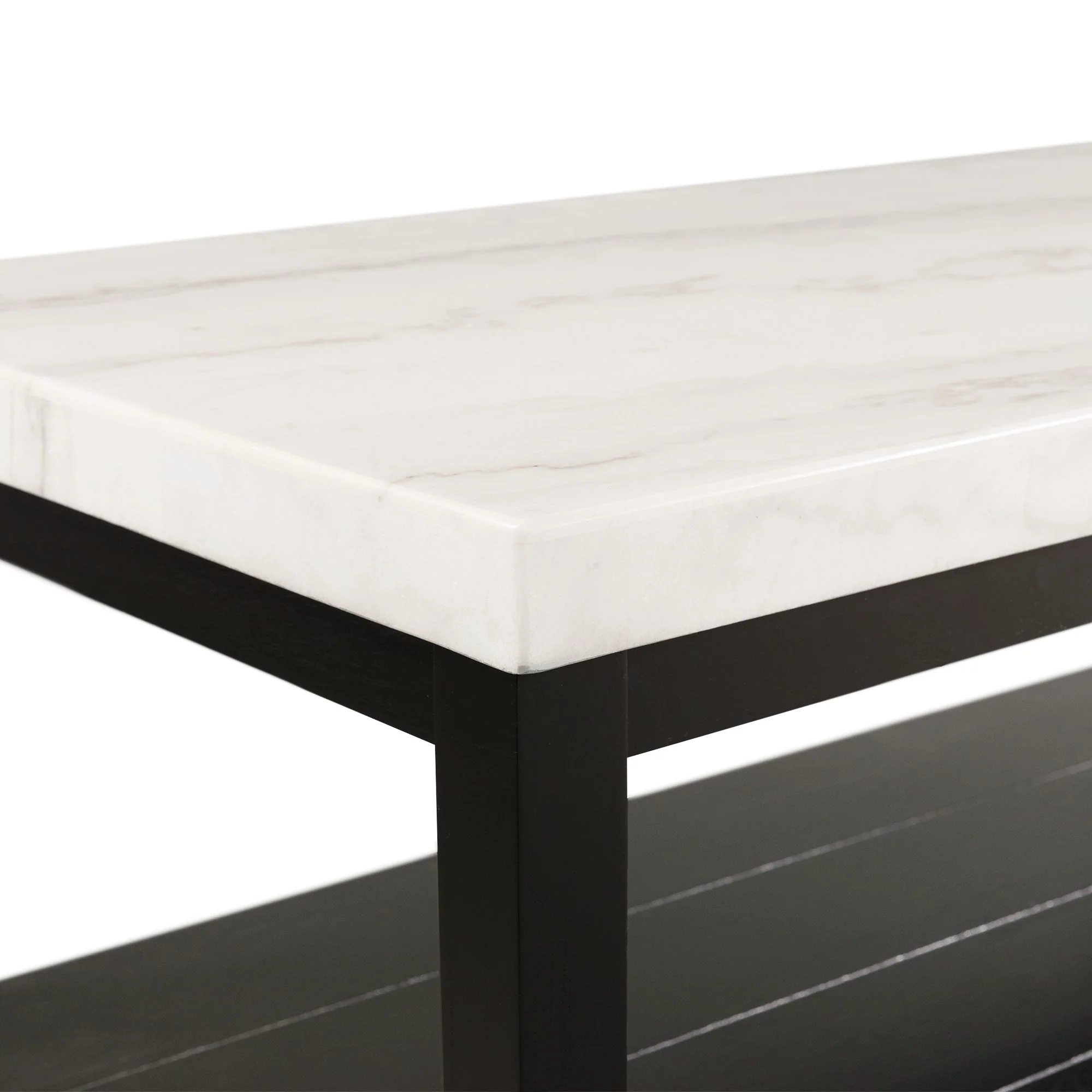 Marcello - Coffee Table With Casters - White - Image 2