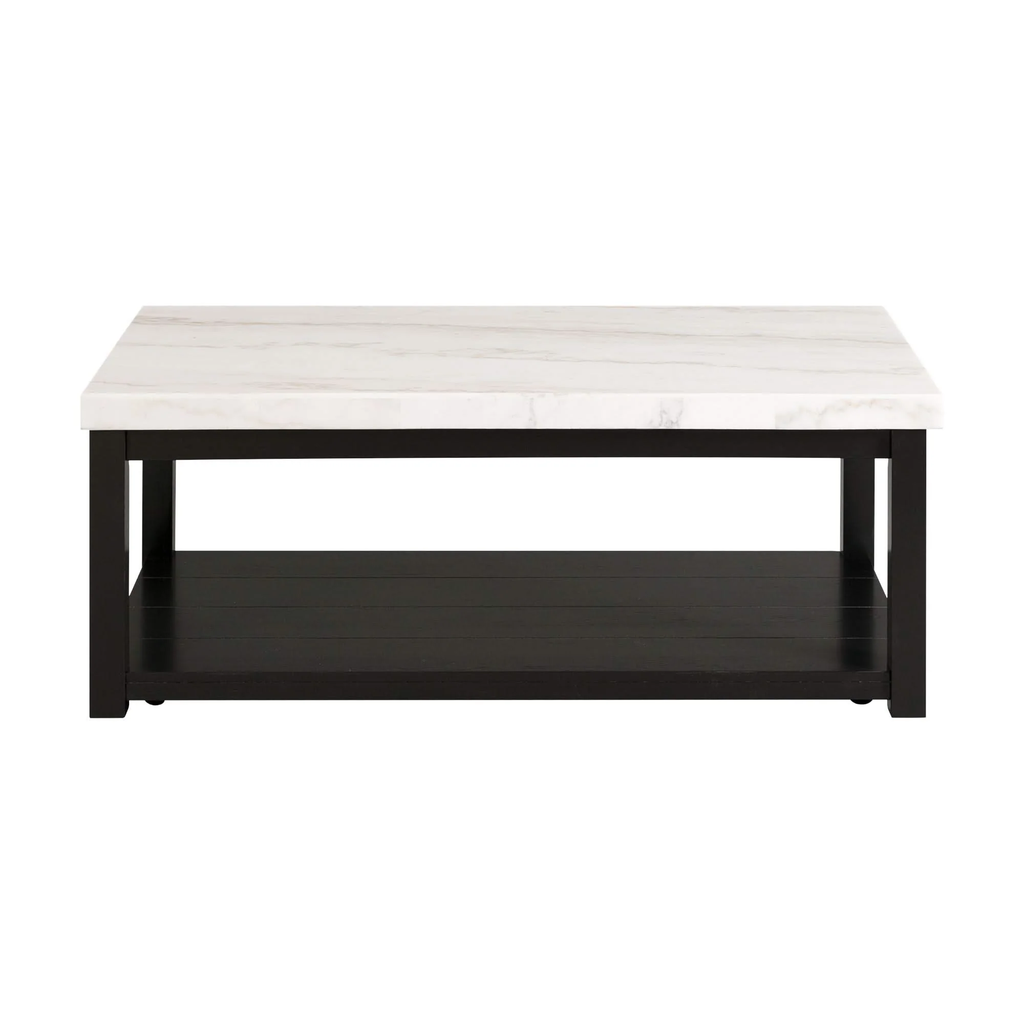 Marcello - Coffee Table With Casters - White - Image 4