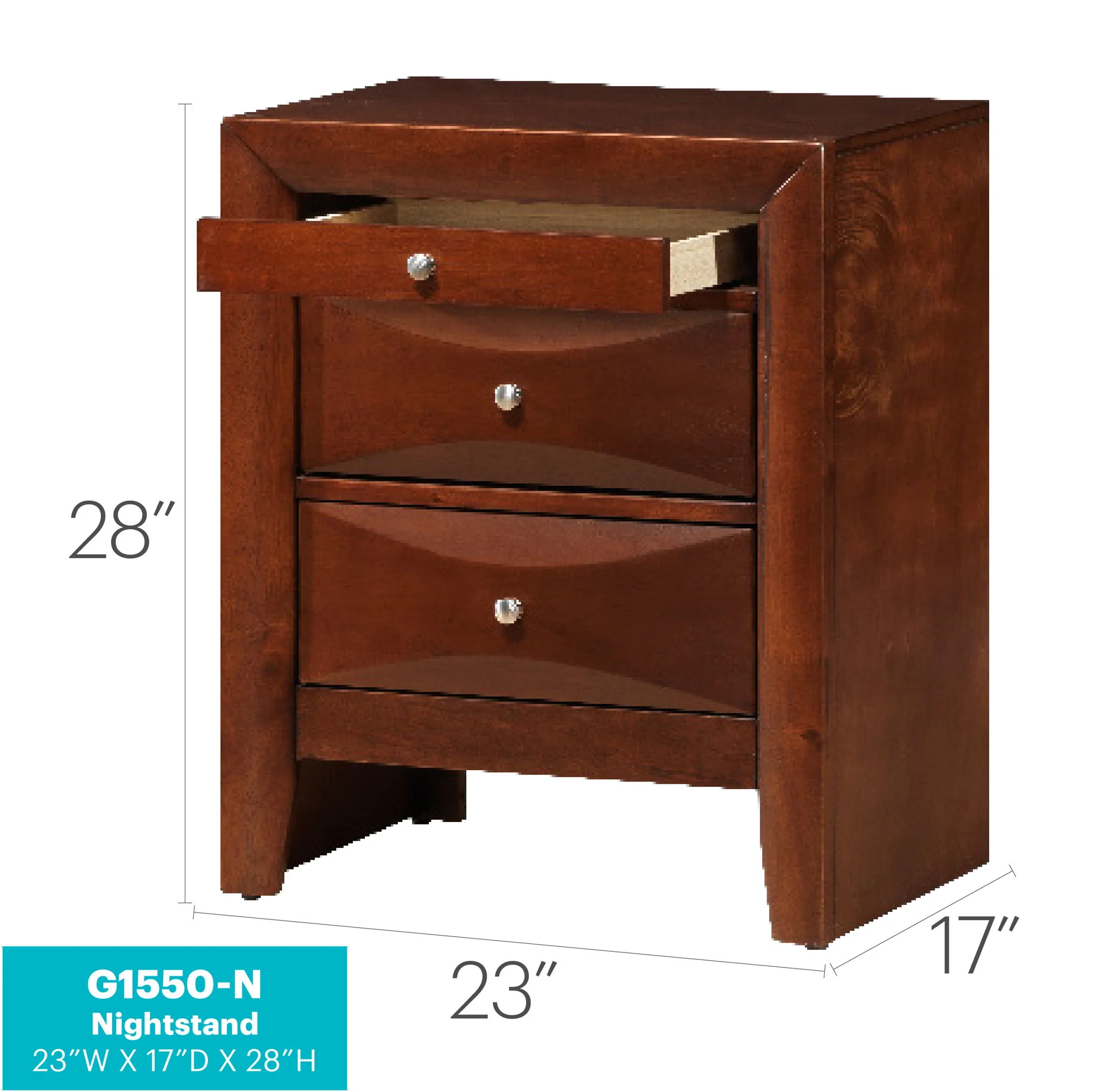 Modern Design Nightstand - Image 8