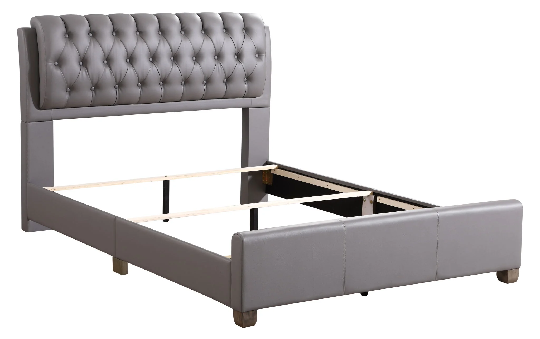 Tufted Upholstered Bed - Image 10