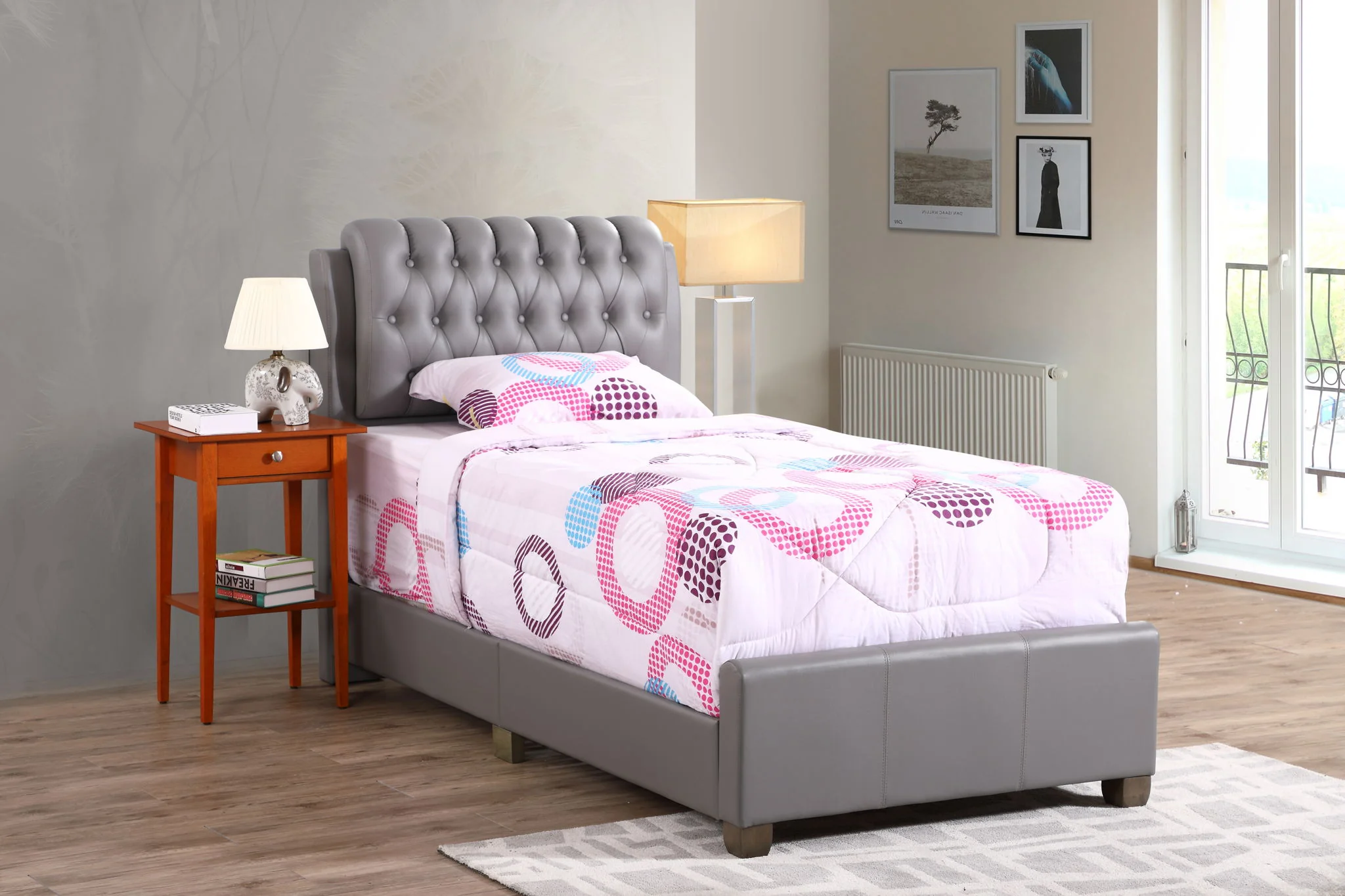 Tufted Upholstered Bed - Image 28