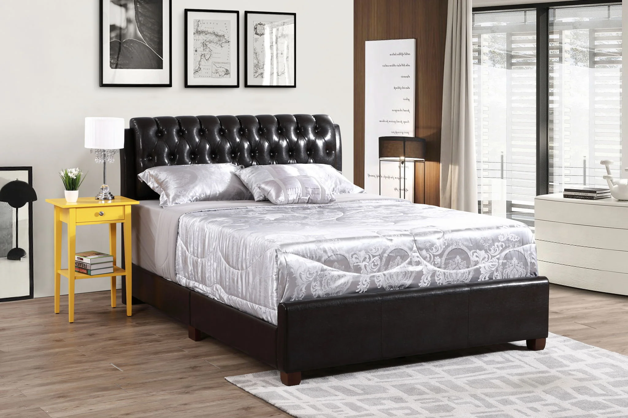 Tufted Upholstered Bed - Image 34