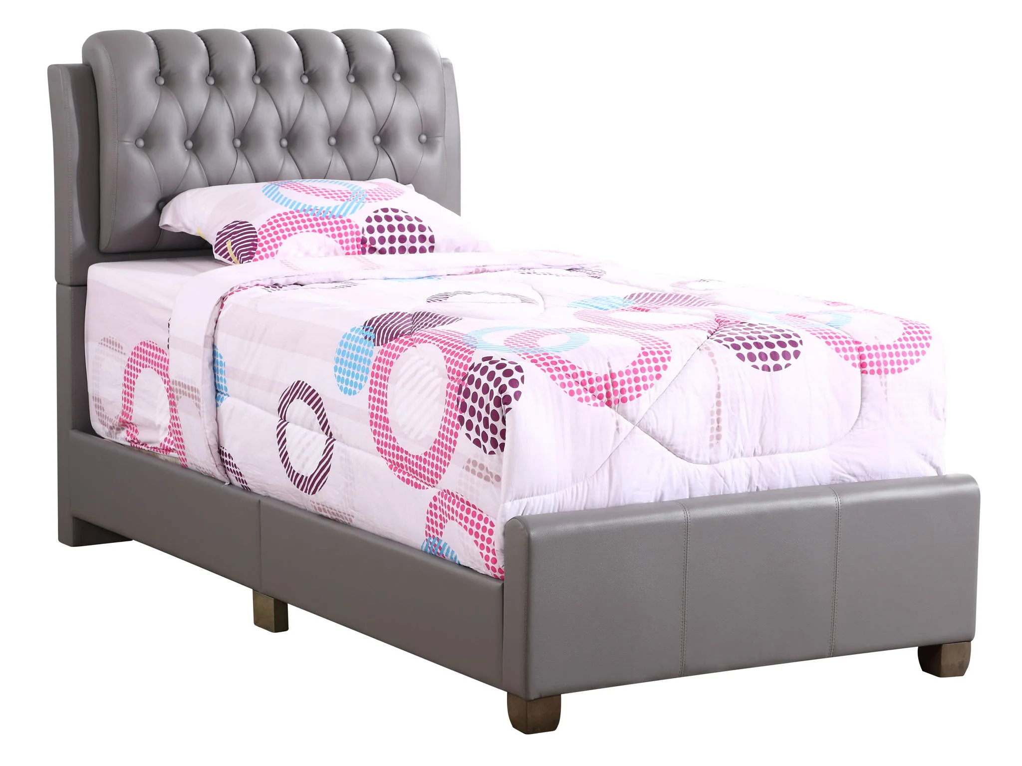 Tufted Upholstered Bed - Image 5