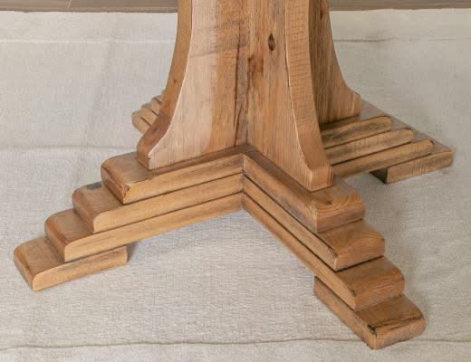 Marquez - Round Table - Two-Tone Light Brown - Image 3