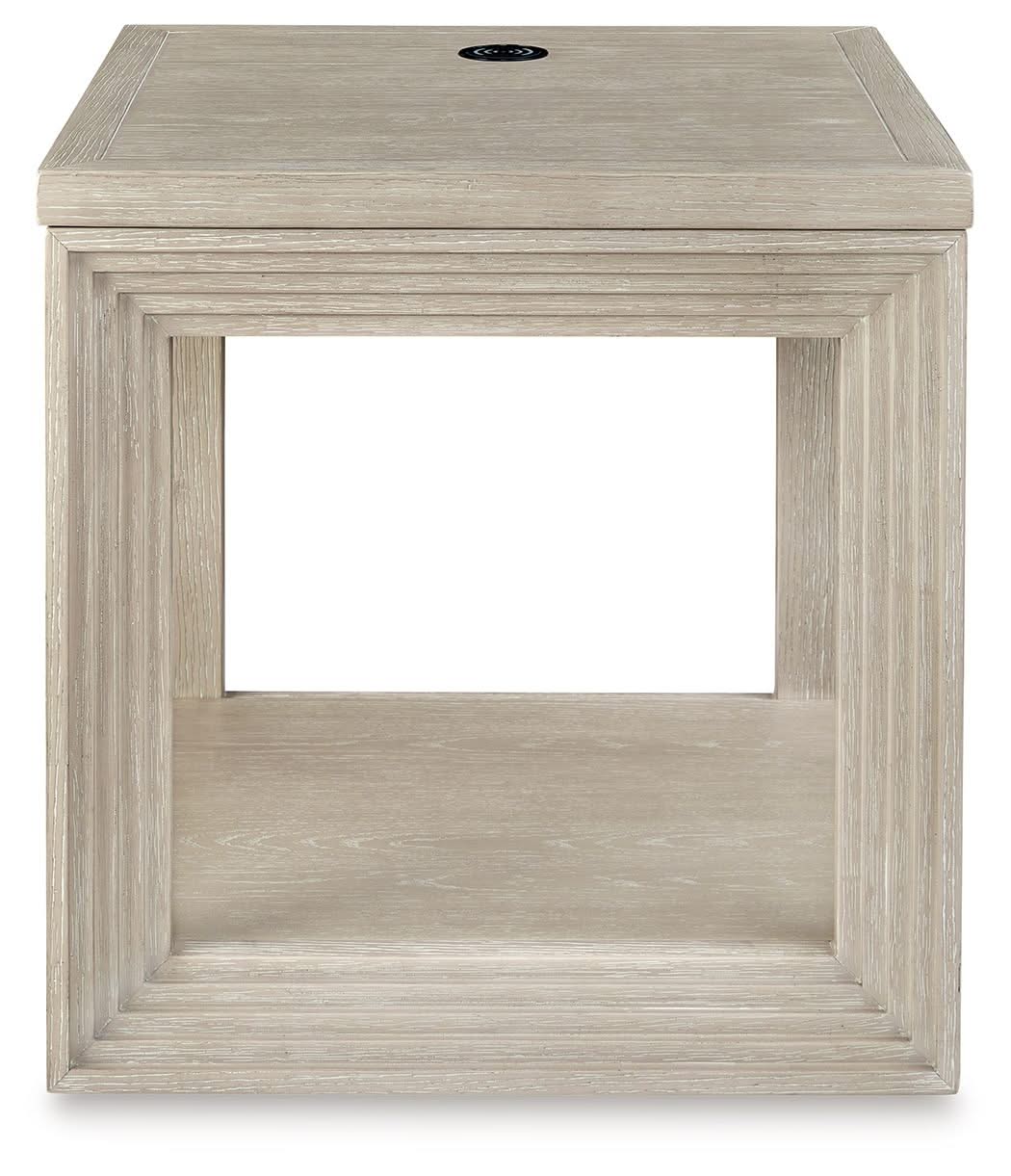 Marxhart - Square End Table - Bisque - Image 4