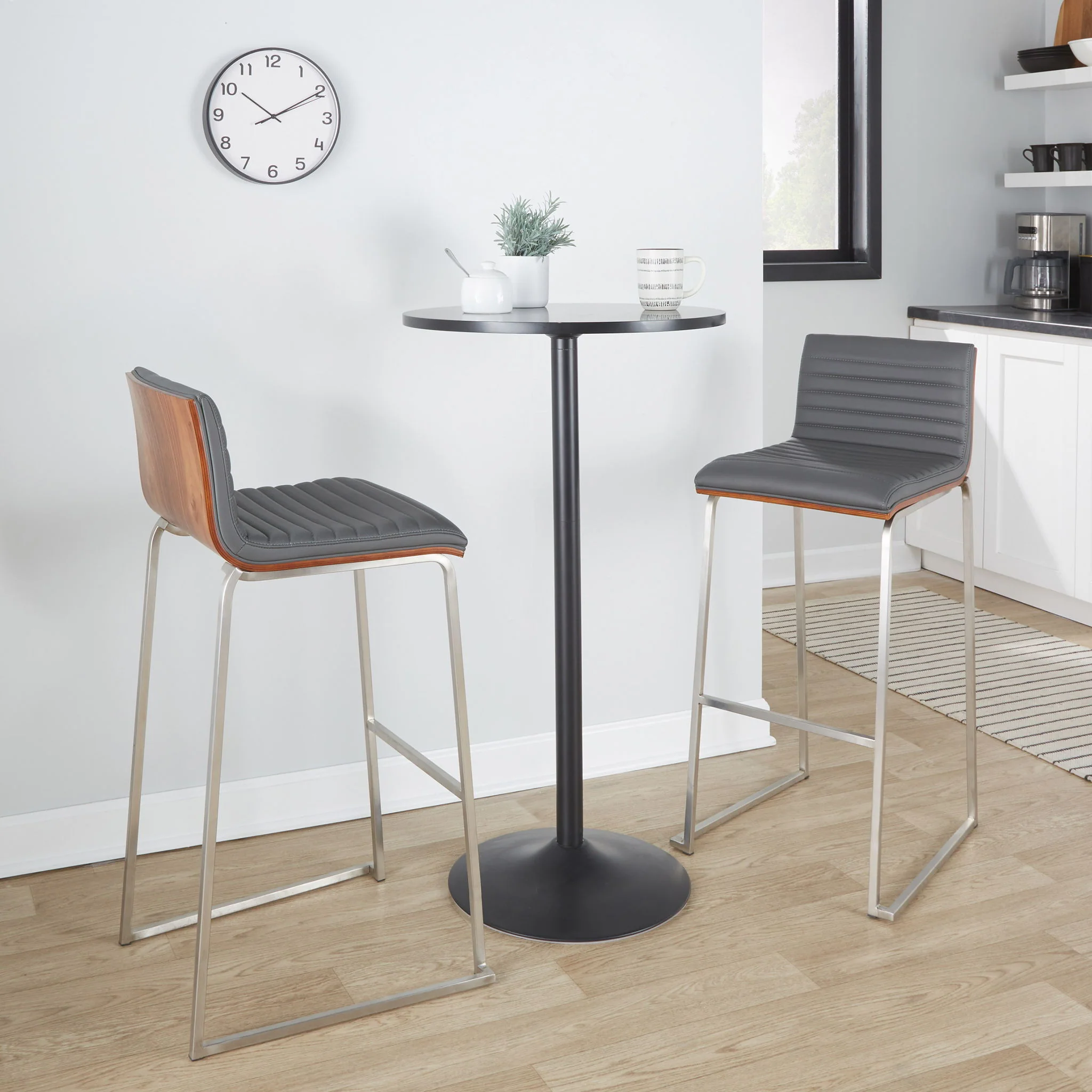 Mason Mara - Contemporary Fixed Height Barstool (Set of 2) - Image 2