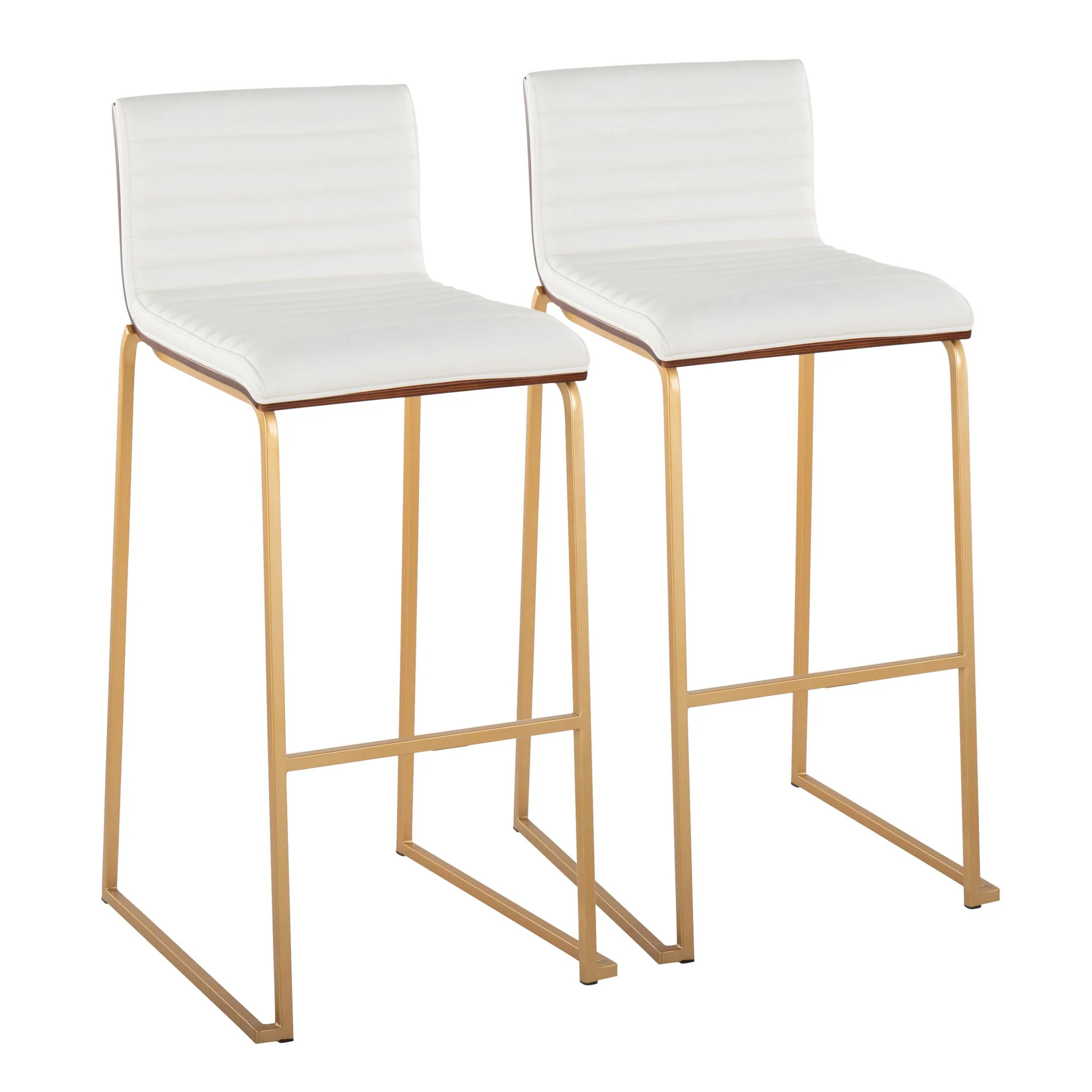 Mason Mara - Contemporary Versatile Desig Fixed Height Barstool (Set of 2) - Image 10